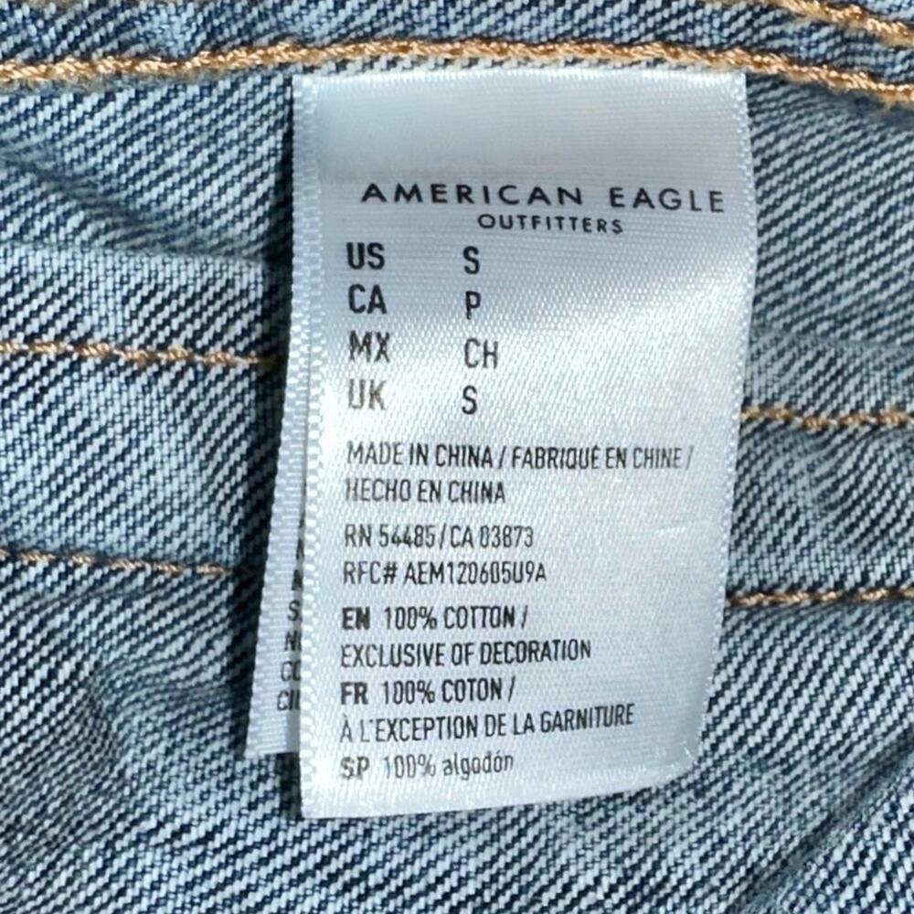 American Eagle Classic Denim Jacket Size Small - Picture 8 of 15